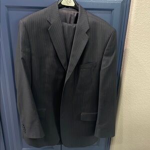 Alfani grey Suit Classic Professional Style